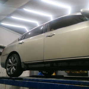 Восстановили стойки в круг Nissan Teana J31